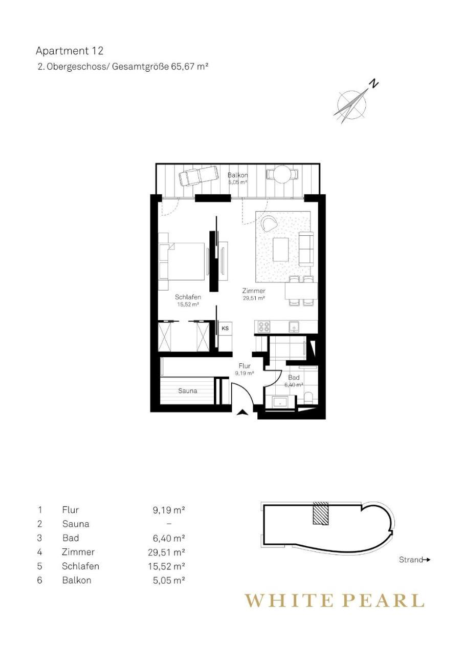 White Pearl Apartment 2.12 Timmendorfer Strand Extérieur photo